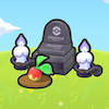 Creepy grave offering