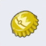Gold Bottle Cap