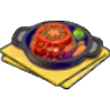 Tomato hamburger steak